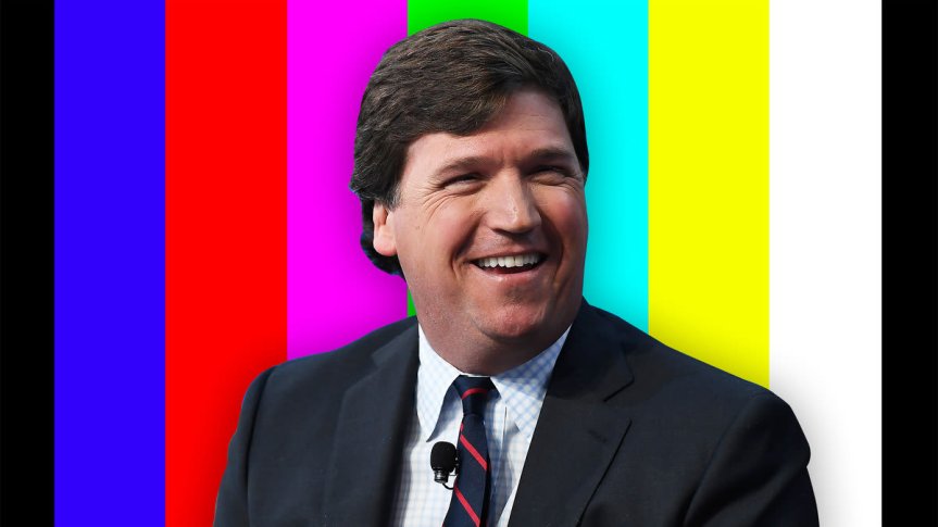 Tucker Carlson Calculates With His Dealer How Much Cocaine He Will Need to Convince His Interracially Wedded Viewers To Support Making Interracial Marriage Illegal