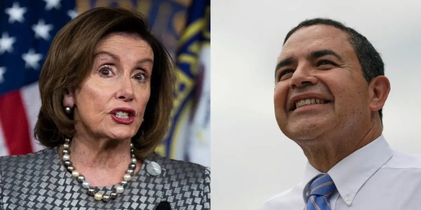 Pelosi Pushed Dems to Spend Millions for Anti-Abortion Dem Candidate Henry Cuellar To Beat Progressive Primary Challenger by 300 Votes -VERY Little Chance to Win in Crucial Texas