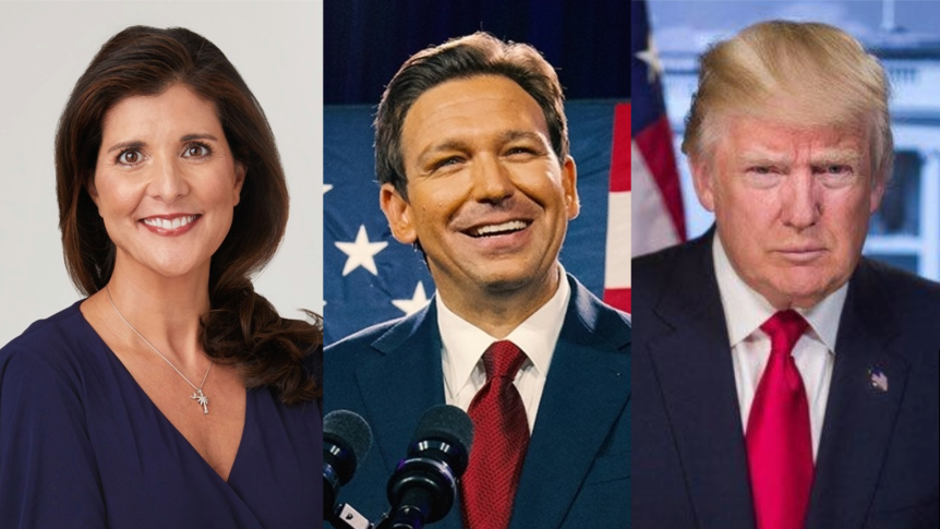 11 Days To Iowa, Voters Choose Between Insurrectionist Trump, Slavery Apologist Haley, and National Socialist DeSantis
